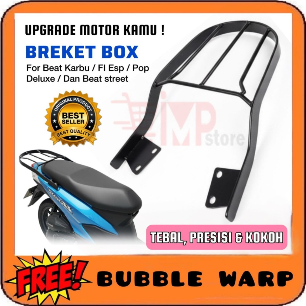 Brecket Breket behel Box Barang MotorMatic Honda Beat Karbu Fi ESP POP