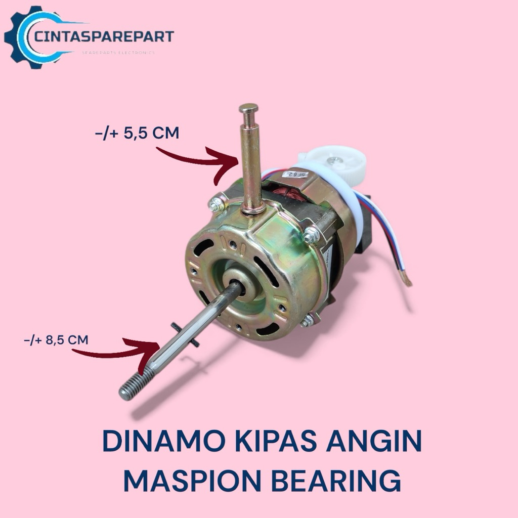 DINAMO KIPAS ANGIN MASPION BEARING 16 INCH / MOTOR KIPAS ANGIN MASPION BEARING
