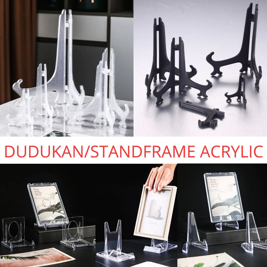 HSM Kaki piring pajangan / stand kaki penyangga piring / dudukan frame