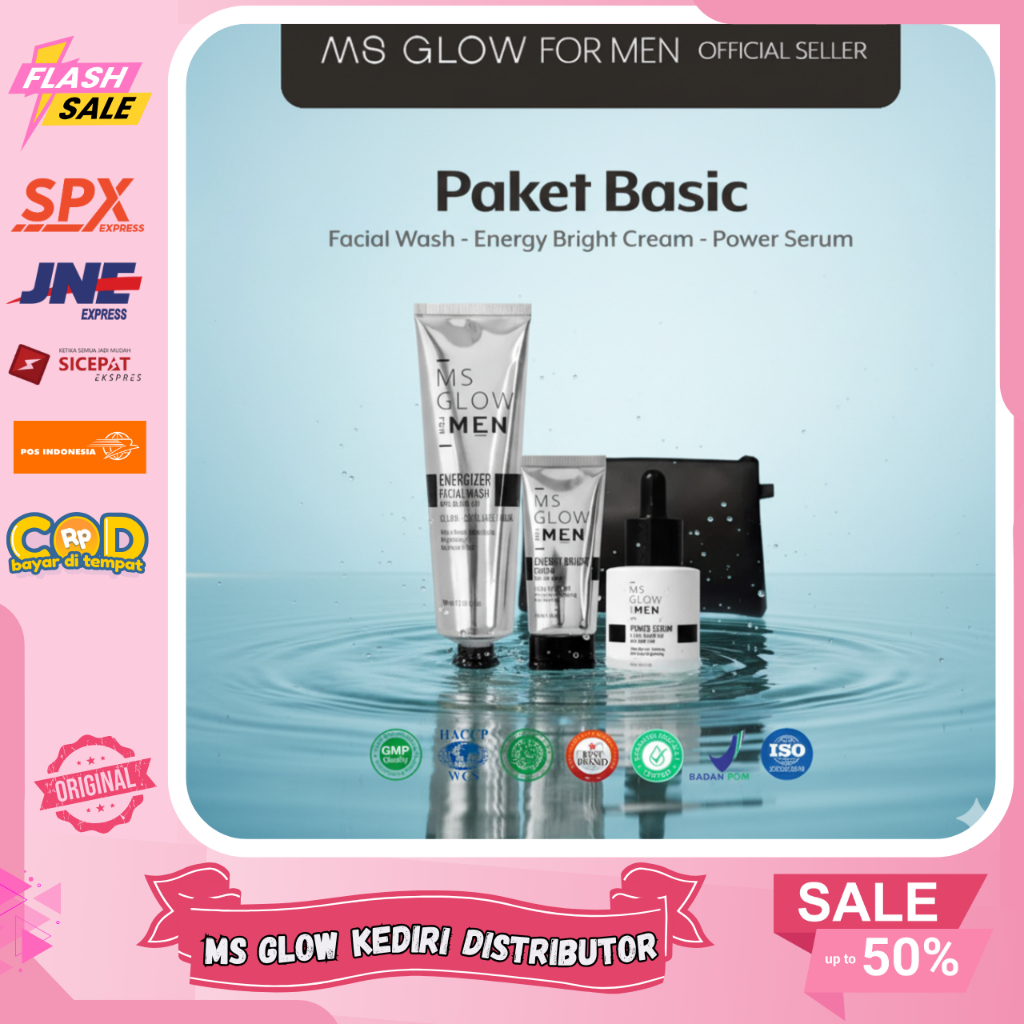 MS GLOW MEN / PAKET MS GLOW FOR MEN TERMURAH / MS GLOW FOR MEN PAKET KOMPLIT /  MS GLOW MEN TERMURAH