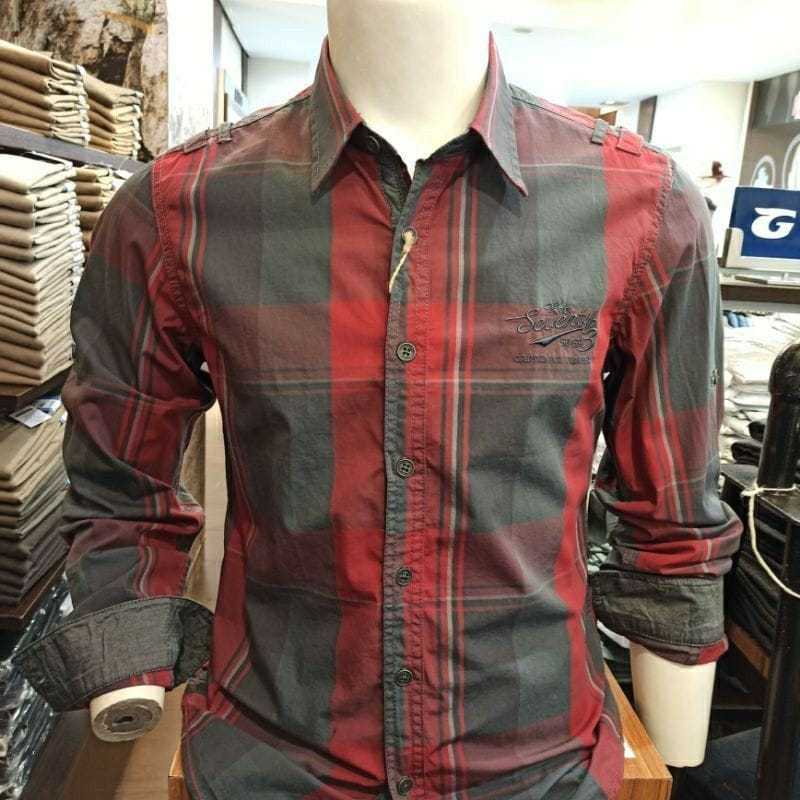 Baju Kemeja Pria Lengan Panjang Cardinal Original
