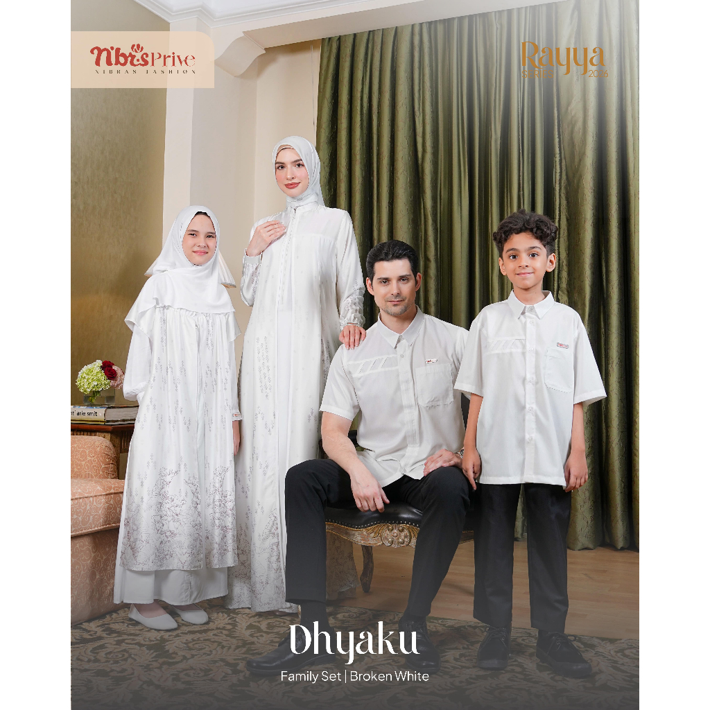 NIBRAS SARIMIBT COUPLE TERBARU 2026 DIARAYYAKU DHYAKU BROKEN WHITE BY NBRS - BAJU BUSANA MUSLIM SERA