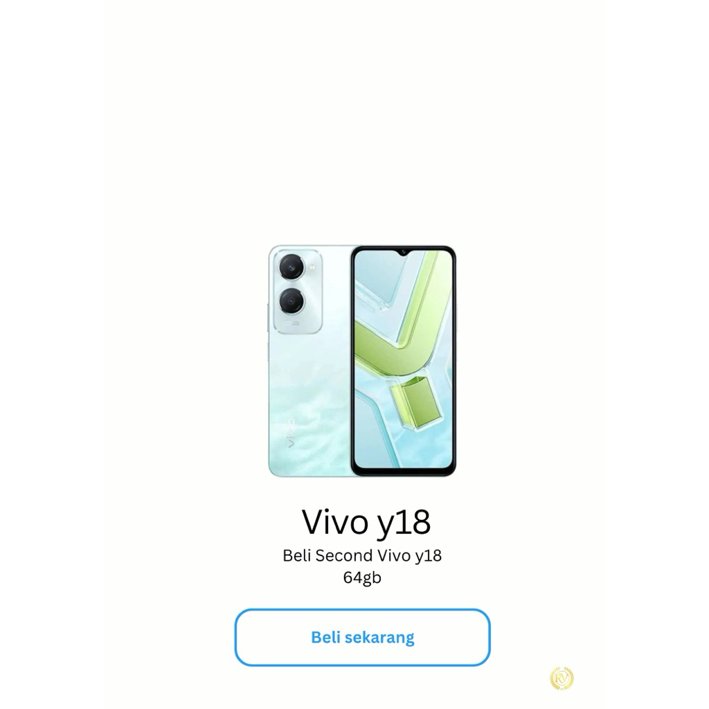 second vivo y18 64gb