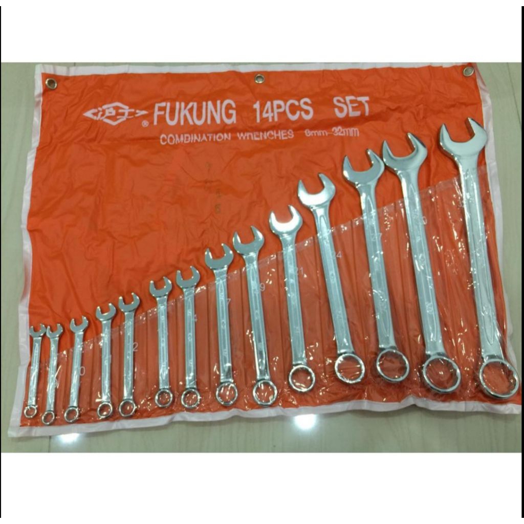 KUNCI RING PAS FUKUNG SET 14PCS (8-32) FUKUNG SHANGHAI