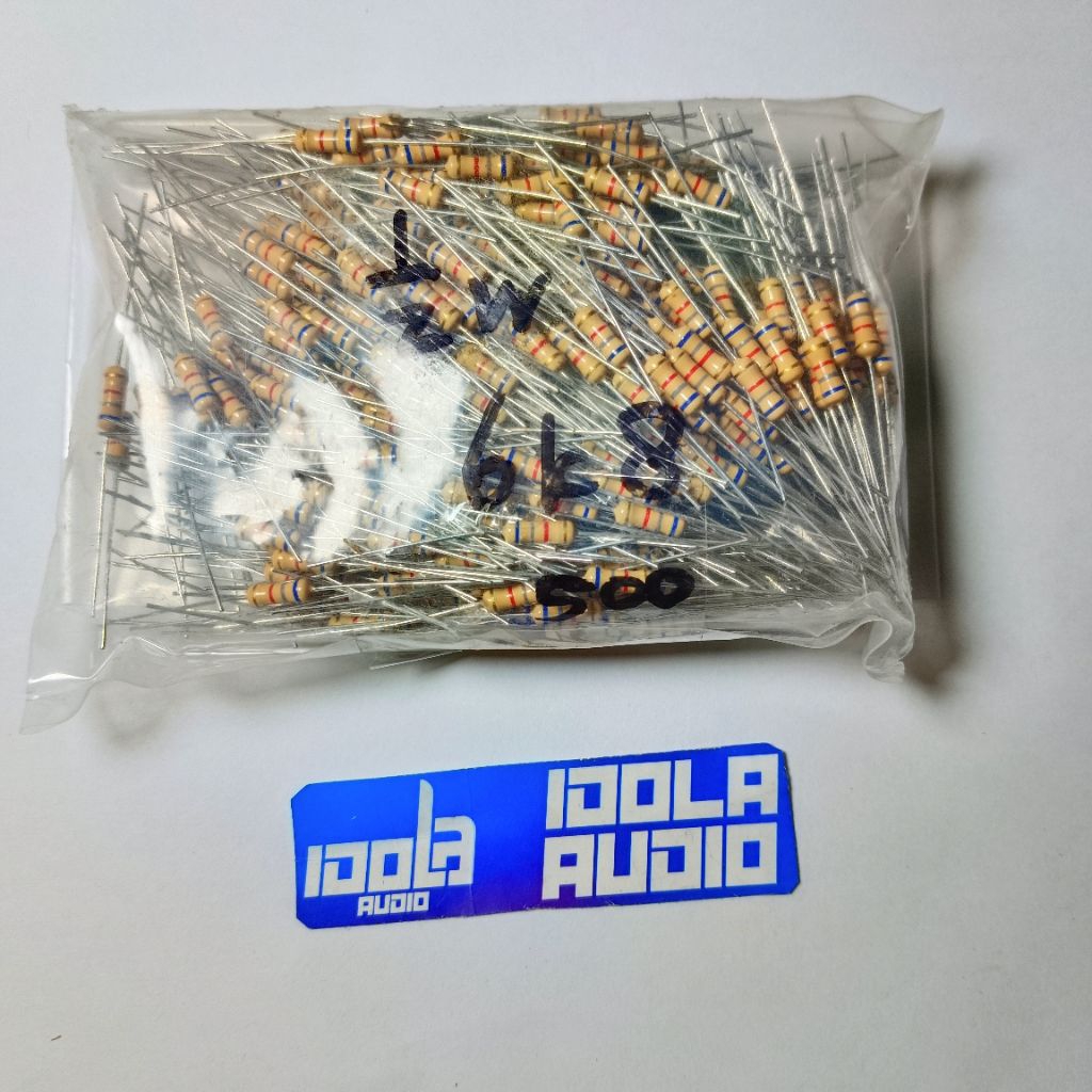 (500 Pcs) Resistor 1/2 Watt - 6K8 /R 1/2 Watt 6K8 - 5%