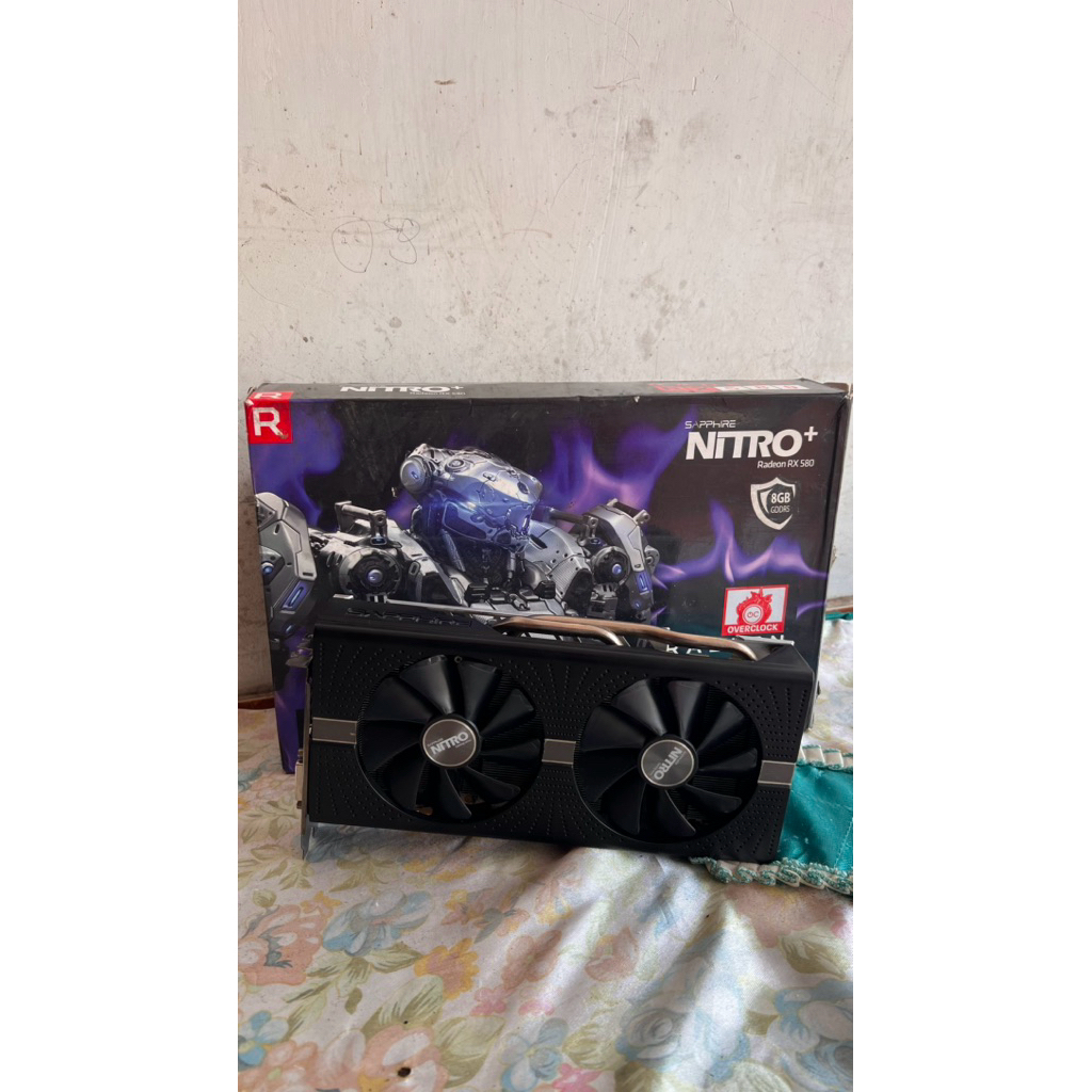 SAPPHIRE NITRO+ RX580 8GB GDDR5 Original