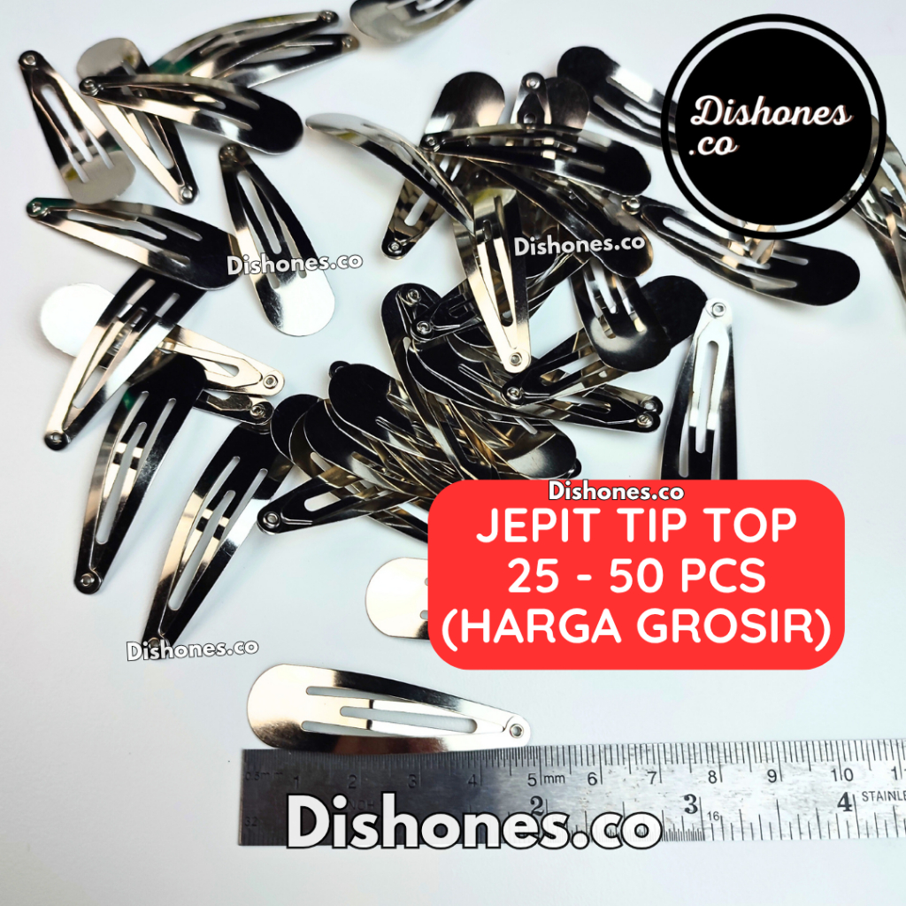 (GROSIR) Jepit Rambut Tip Top Kerajinan Tangan / Jepitan Rambut Diy / Perlengkapan Diy / Jepit Rambu