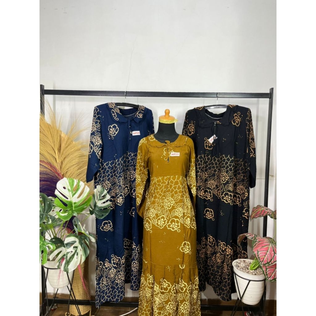 Daster Premium Batik Halus Azvitex Collection Dres Midi