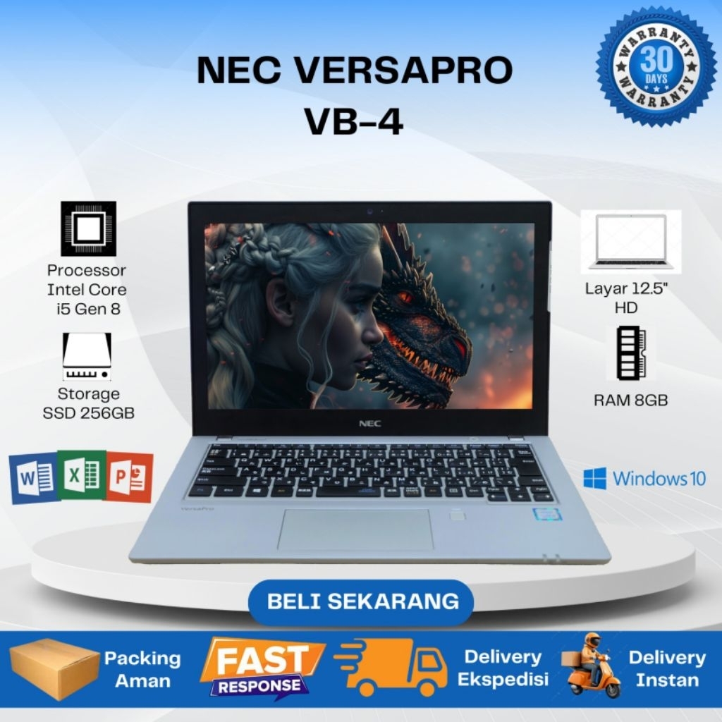 Laptop NEC VB-4 i5 Gen 8 RAM 8GB SSD 256GB