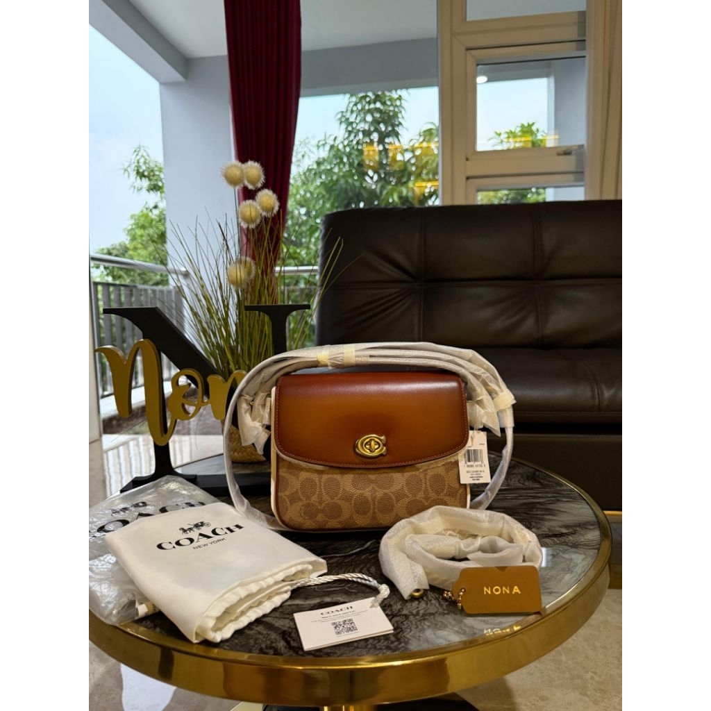 NEW‼️Coach Cassie 19 Signature Tan Rust