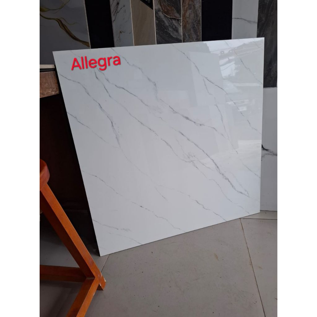 Granit Lantai Corak Marmer Glazed Polish 80x80 Aleggra (CHAT ADMIN/BACA DESKRIPSI SEBELUM MEMBELI)
