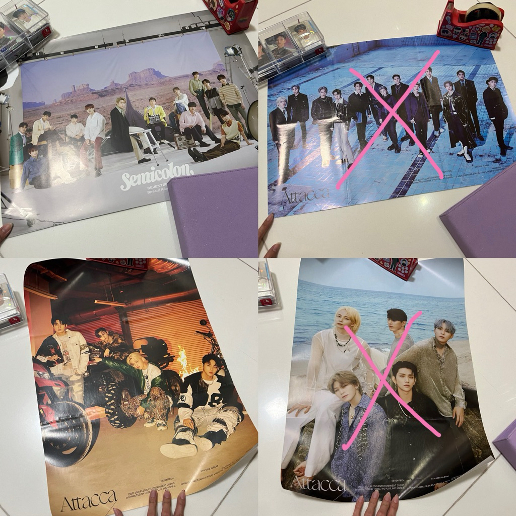 seventeen album poster semicolon attacca