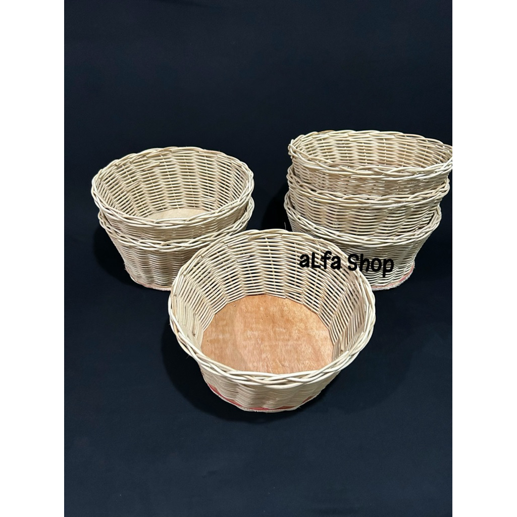 Keranjang Parsel Anyam Keranjang Anyam Bulat