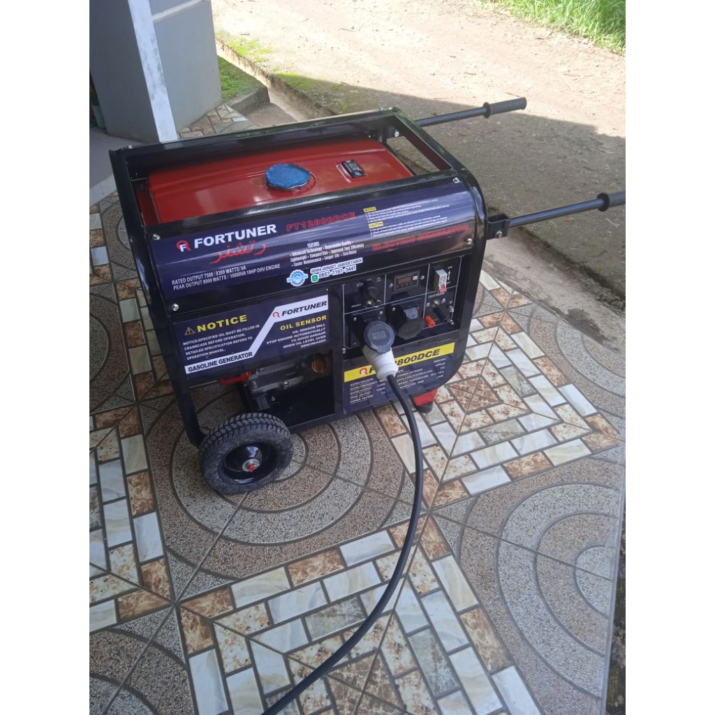 Sewa genset 7500 watt bensin.rental genset harian area jabotabek. sewa genset 7500 watt