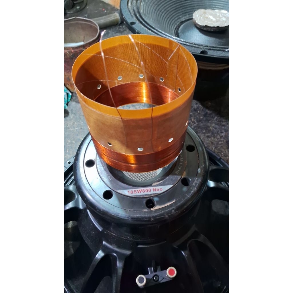 Spull 4,5 INCH  B&C 18 SW115 & wisdom 18SW800 NEO