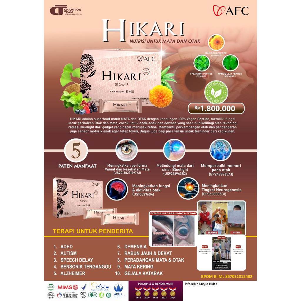 Hikari Sop Subarashi Utsukushhii Gold Original AFC
