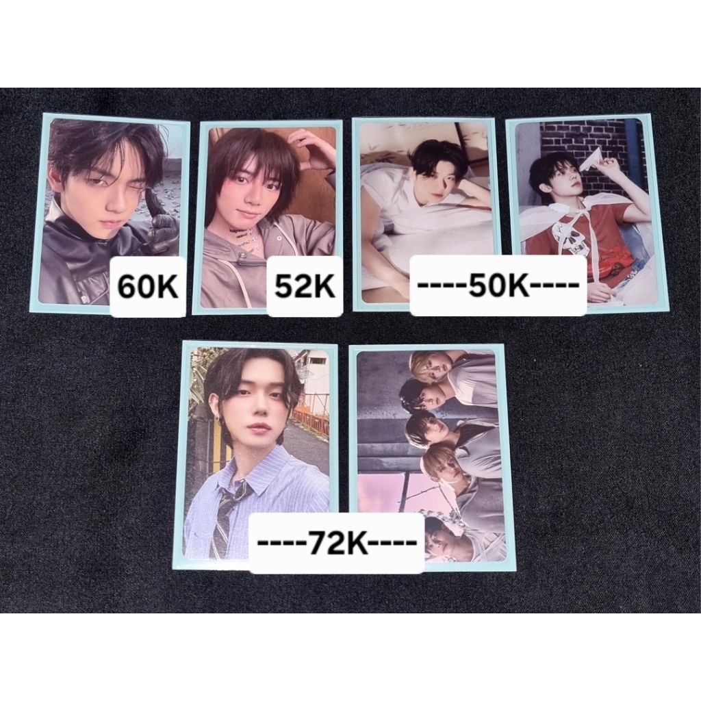 Photocard Official TXT Soobin Yeonjun Beomgyu / Youth / Together / Chikai / Summer