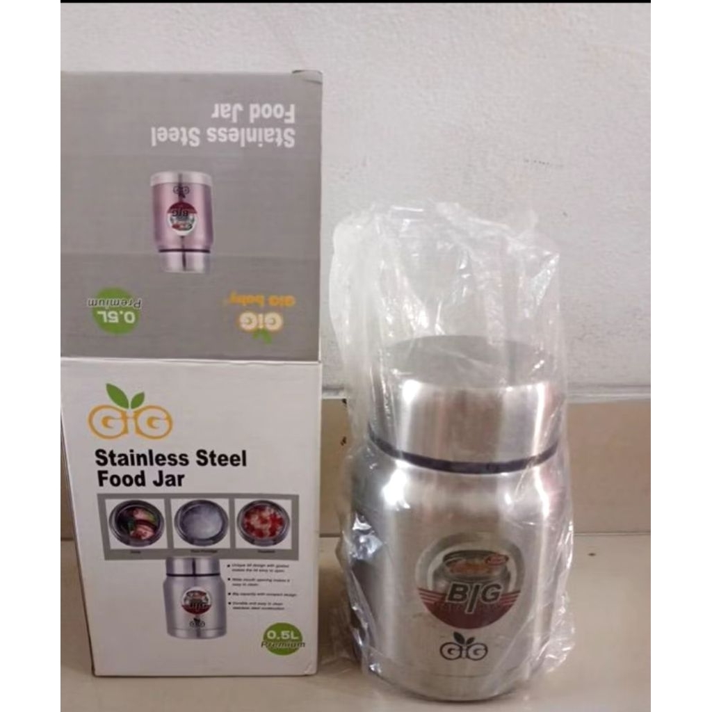 gig baby food jar stainless steel