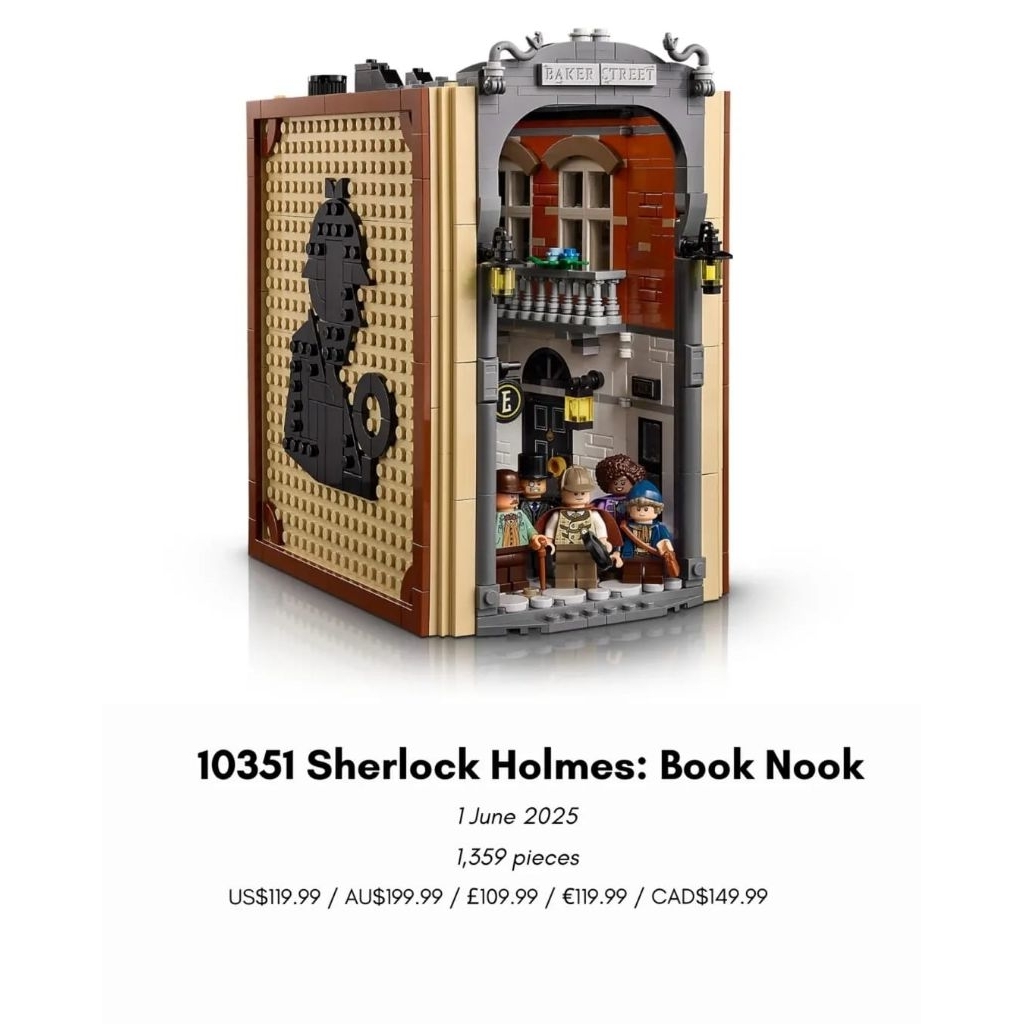 Lego Sherlock Holmes Book Nook
