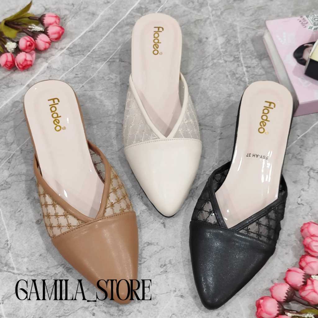 Sandal Wanita Termurah 3cm FLADEO (hak brukat)