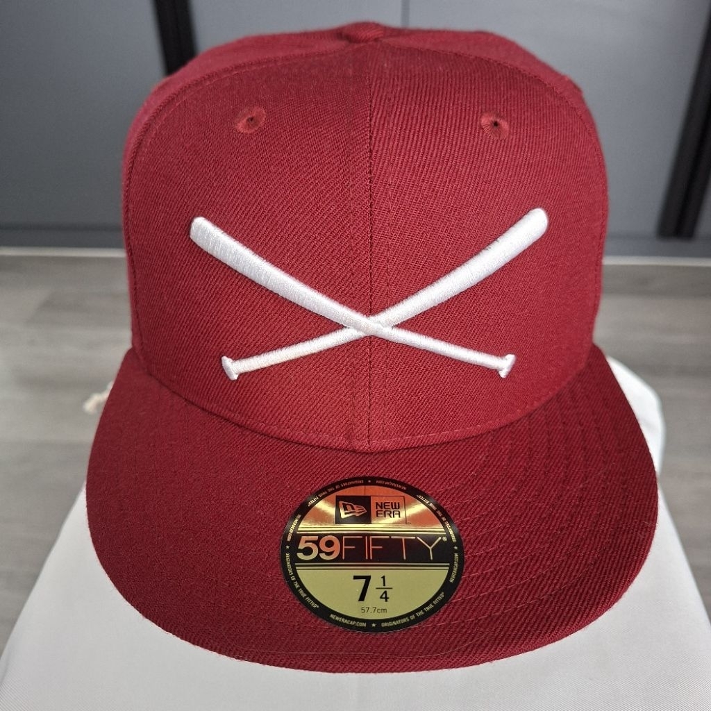 Justfitteds Exclusive Crossed bats x New Era 59FIFTY 7 1/4