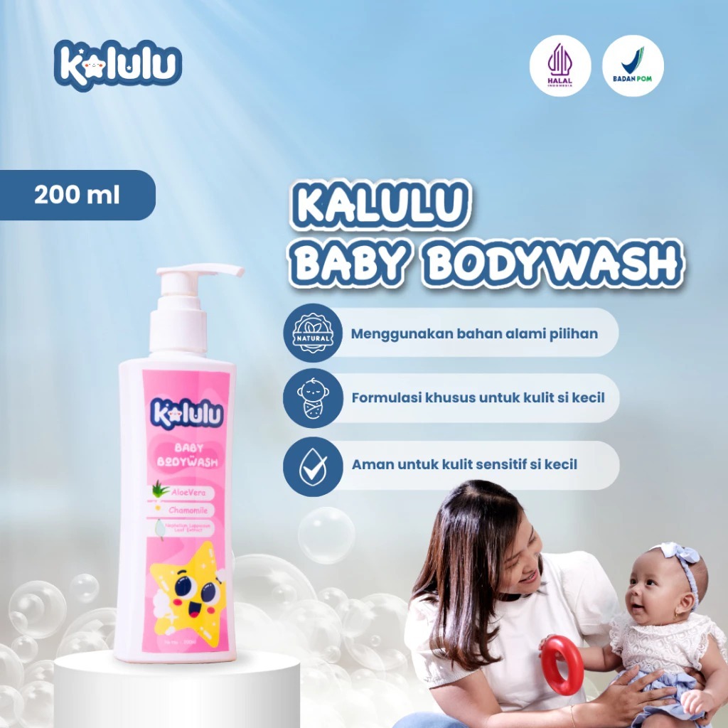 Kalulu Baby Body Wash (200ml)