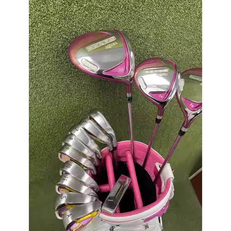 Honma Beres S07 Golf Club Set Wanita - 4 Star | 13 Stick | Carbon Steel Shaft | Lengkap Dengan Tas