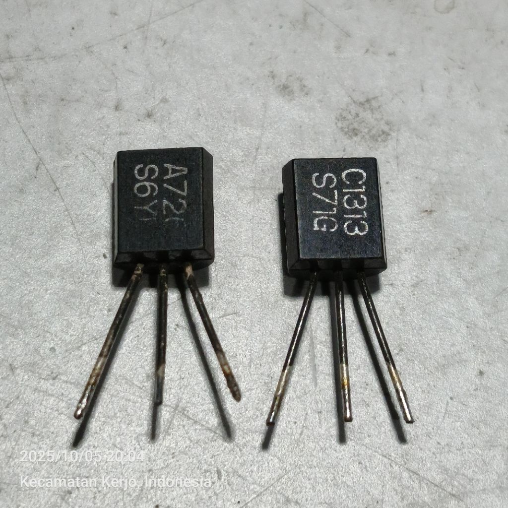 transistor A726 & C1313 original cabutan amplifier Sansui AU-7900