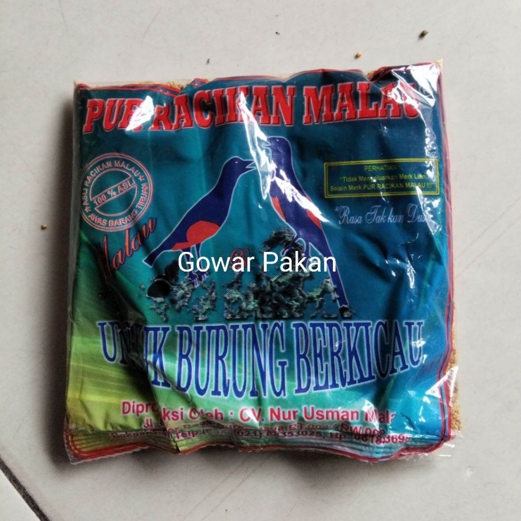Malau Halus PAKAN BURUNG MURAI KACER PUR RACIKAN MALAU