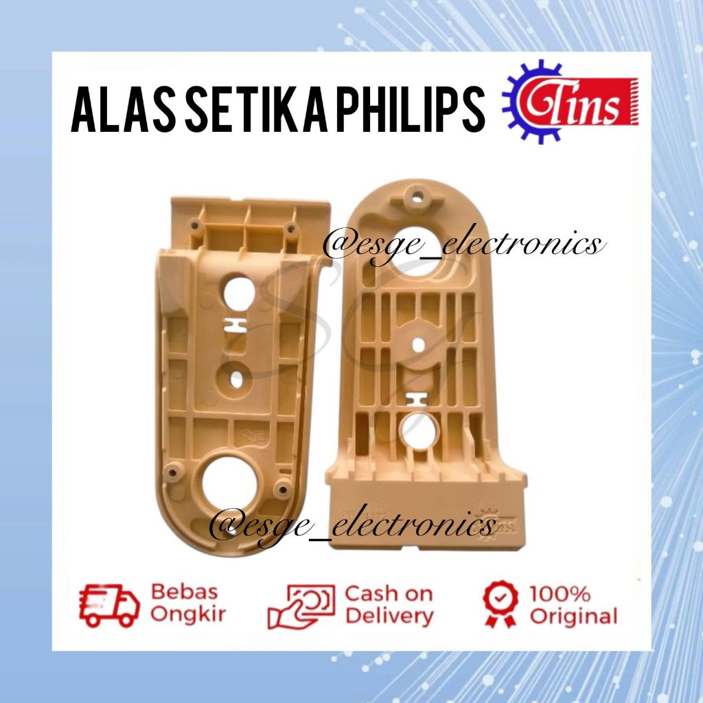 TATAKAN ELEMEN SETRIKA PHILIPS HD 1172 MASPION COVER KUNING BODY KUNING SETRIKA PHILIPS  MASPION