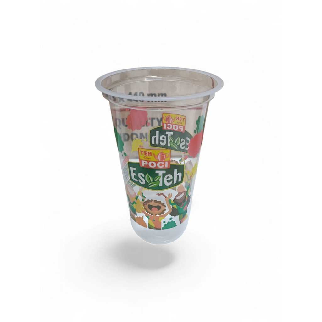 Cup/gelas poci 22oz SLOP isi 50 cup teh poci terlaris