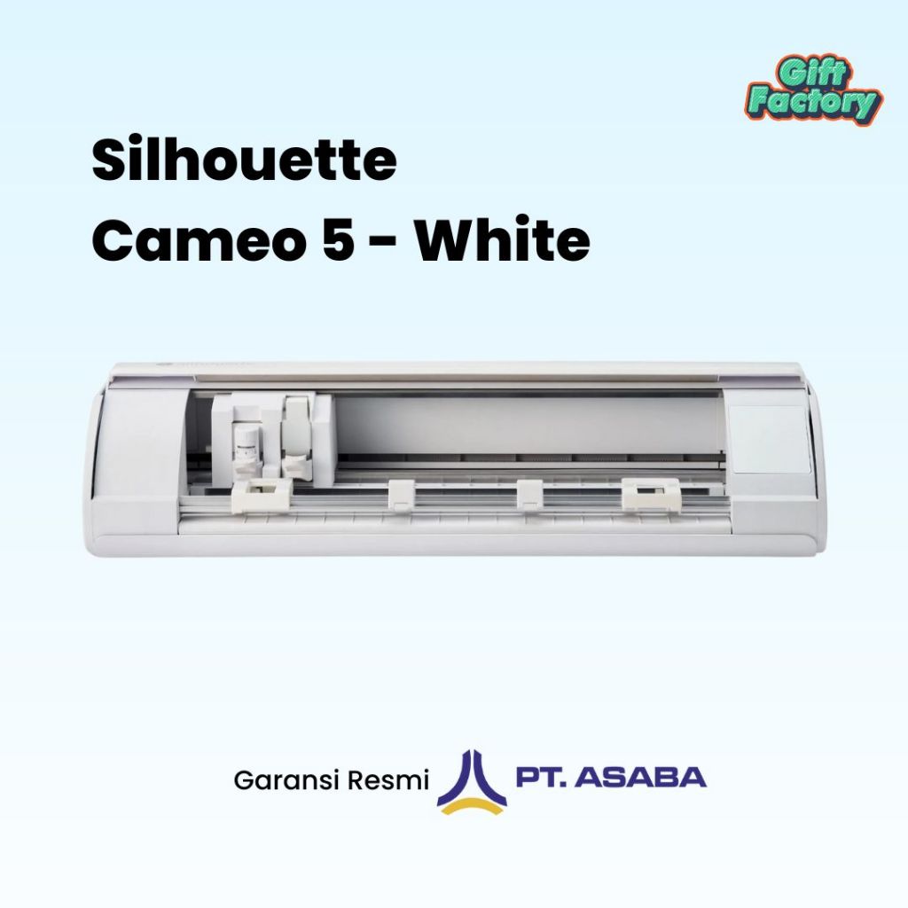 [READY INSTANT LANGSUNG KIRIM] Mesin Cutting Silhouette CAMEO 5 White – Auto Contour Cut A3 Max 30cm