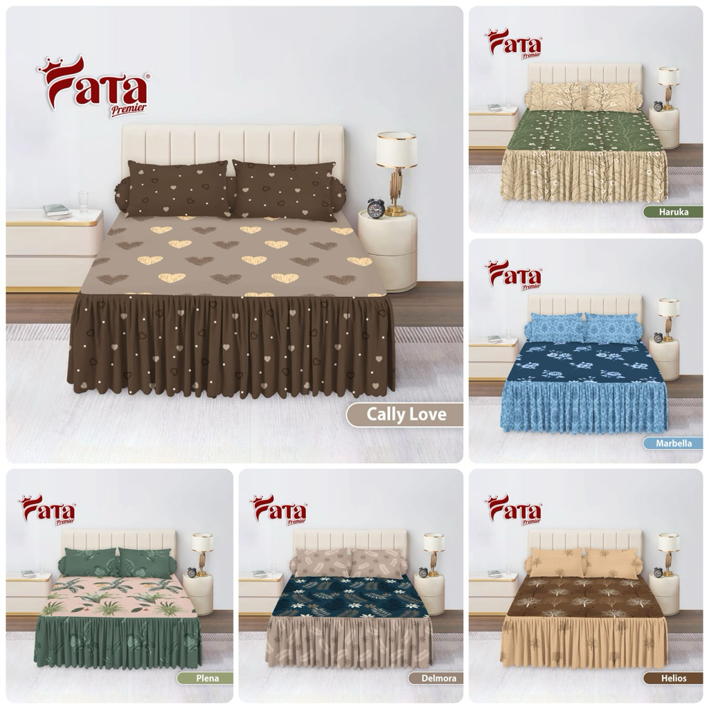 FATA - Sprei Rumbai Ukuran King 180x200 / Queen 160x200