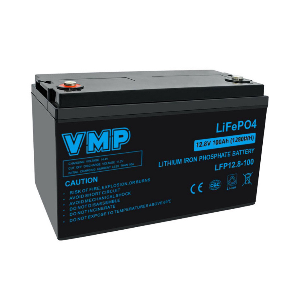 Aki Lithium VMP Battery Lithium LiFePO4 12,8V 100AH vmp lithium 12,8v 100ah