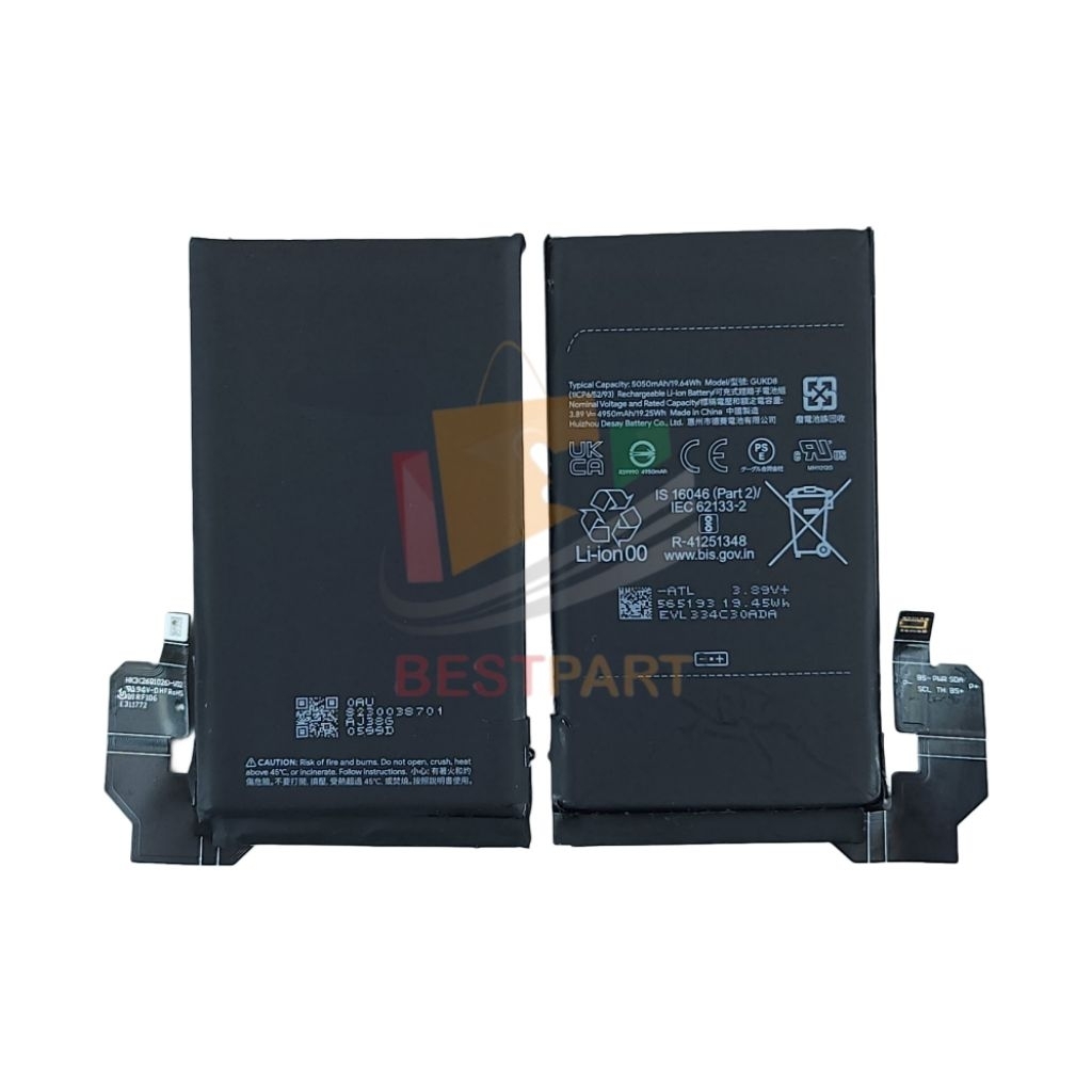 BATERAI GUKD8 For GOOGLE PIXEL 8 PRO (GOPIX 8 PRO) BATTERY