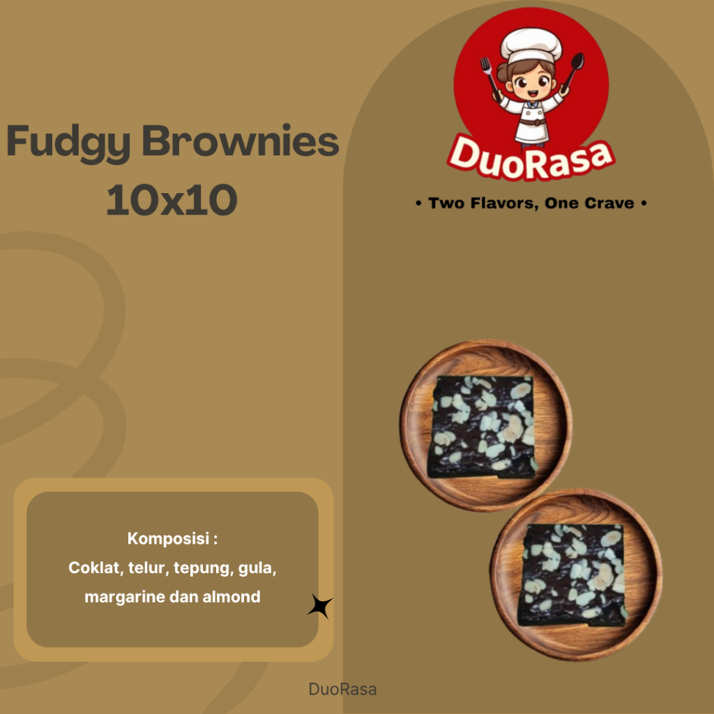 Fudgy Brownies 10x10