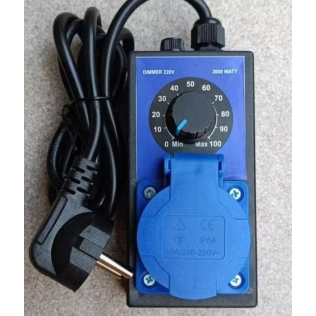 Dimmer AC 2000 Watt Dimmer Gerinda Pengatur Kecepatan Variable