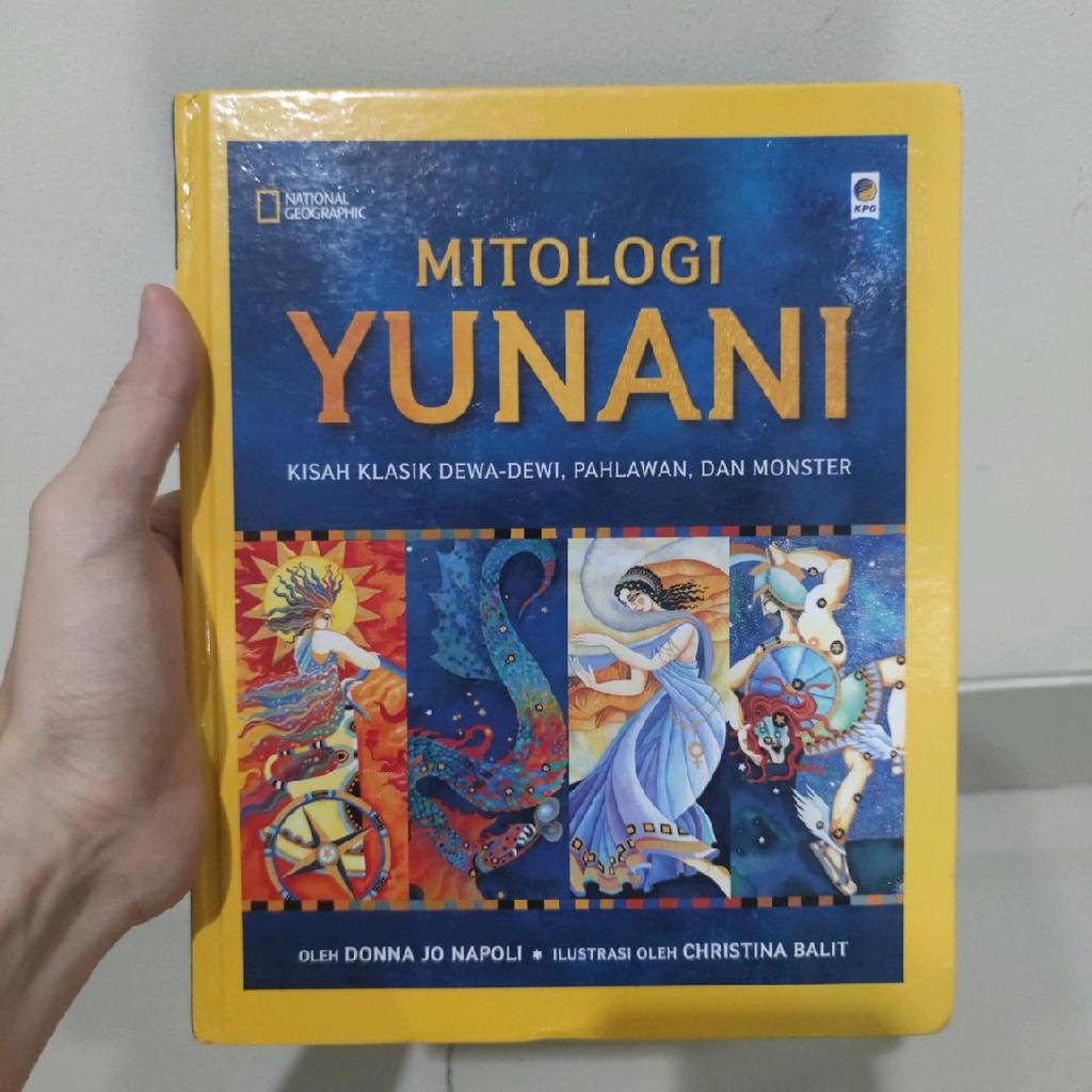 BEKAS - ORIGINAL - Buku Mitologi Yunani - Kisah Klasik Dewa-Dewi, Pahlawan, dan Monster - Donna Jo N