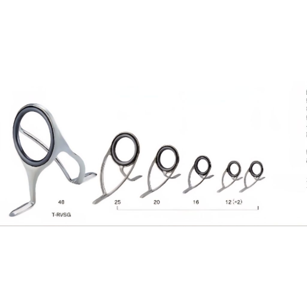 Fuji Titanium Torzite Guide Set for Popping Rod