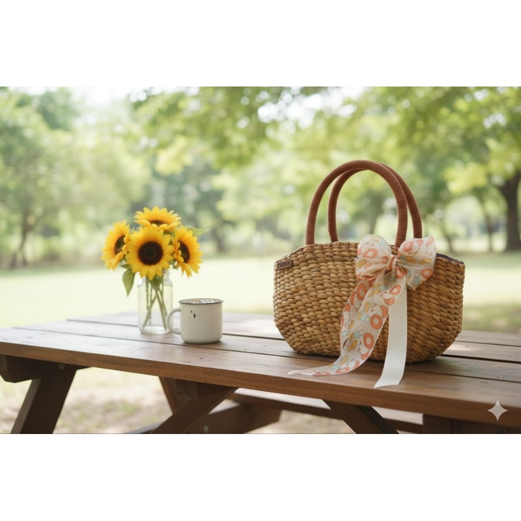 Alatahandmade Tas Piknik Anyaman Gorontalo