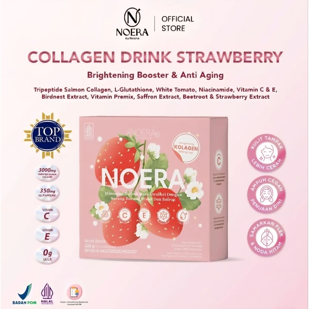 TERMURAH BEST SELLER COLLAGEN DRINK NOERA COLLAGEN DRINK