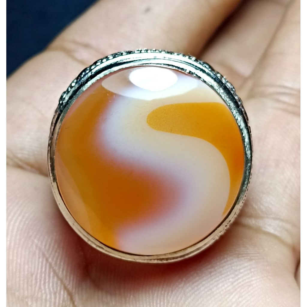 CINCIN BATU AKIK YIN YANG ANTIK