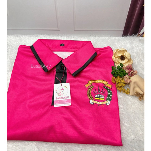 Baju Olahraga BHAYANGKARI bahan Dryfit/Jersey Logo Sablon