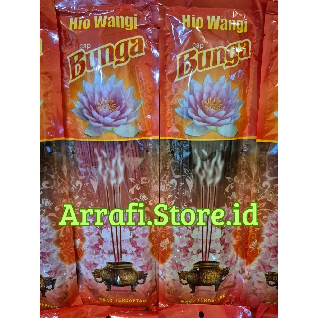 Dupa Hio Wangi Cap Bunga Stik Lidi 40cm Hitam dan Merah Dupa Hio Wangi Cap Bunga Stik Lidi 40cm Hita