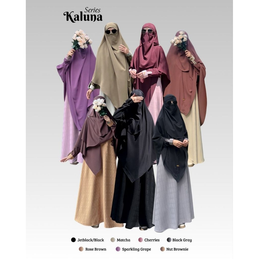 KALUNA SET SYAR'I BY HANIFAH MUSLIMAH | GAMIS SET SYAR'I TERBARU | GAMIS SYAR'I PREMIUM | GAMIS REMA