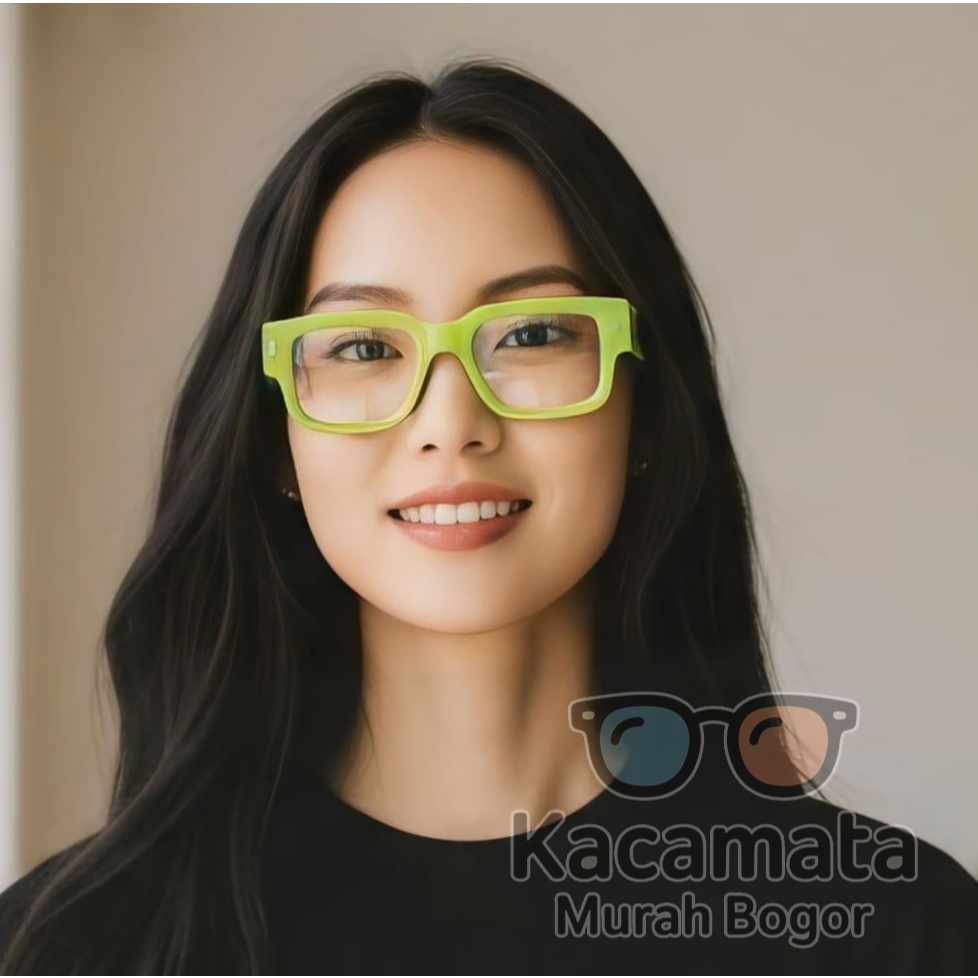 Frame Kacamata Pria Wanita Minus Baca Kotak Tebal KMBboxy anti radiasi