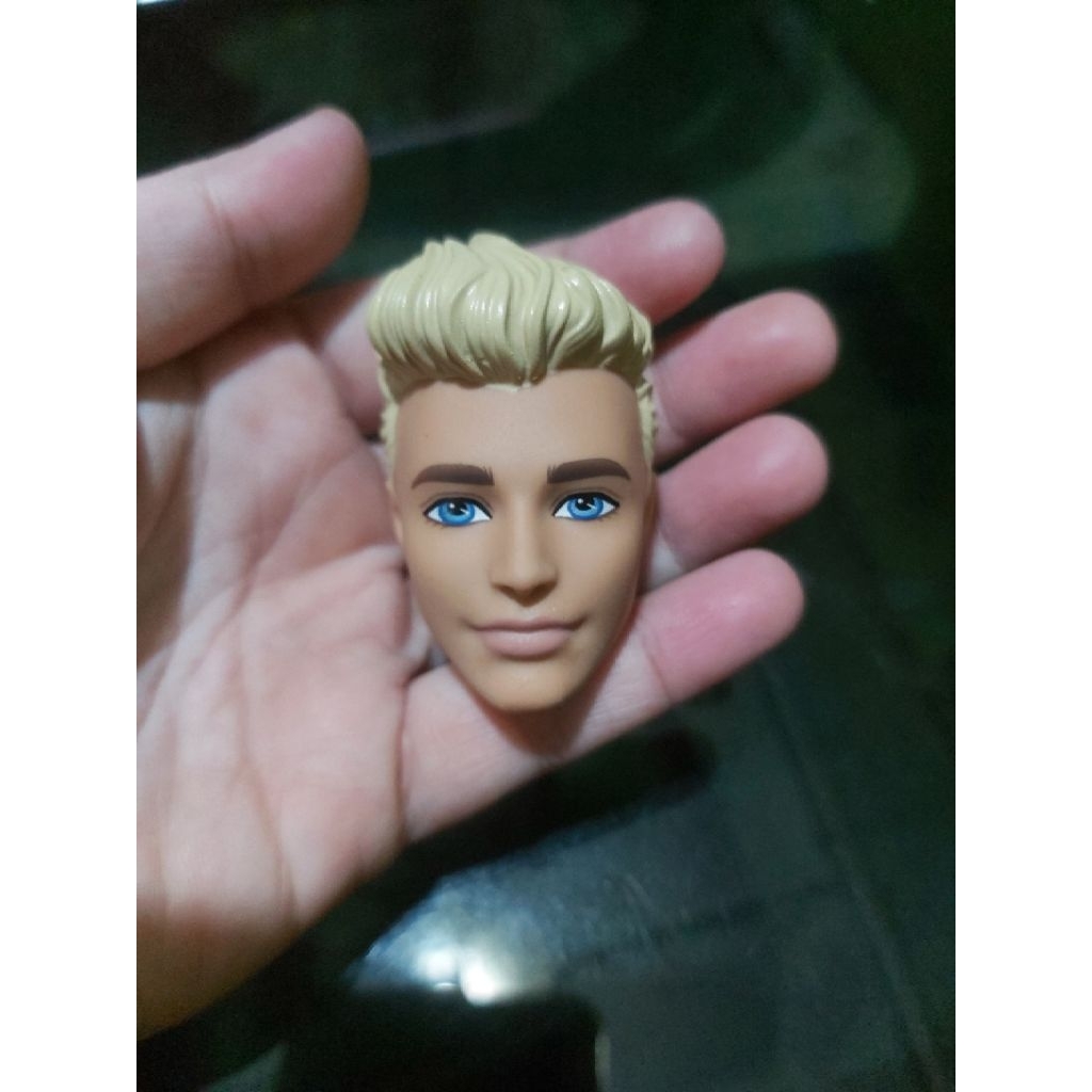 Kepala Boneka Barbie Ken & Kepala Barbie-Original Mattel