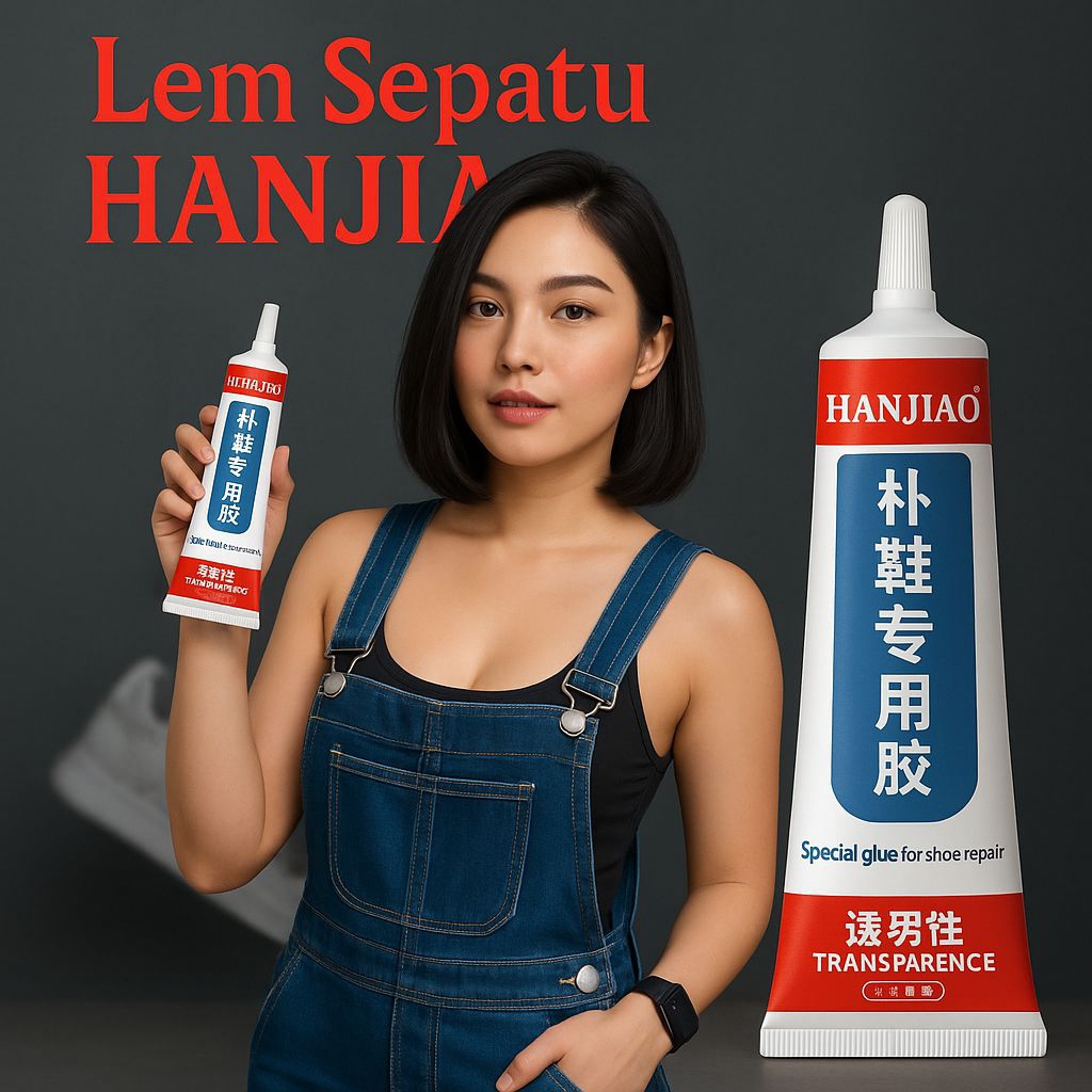 HANJIAO Lem Sepatu Kulit Superkuat - Lem sepatu Lari - Lem sepatu Bulutangkis - Lem Sepatu Basket