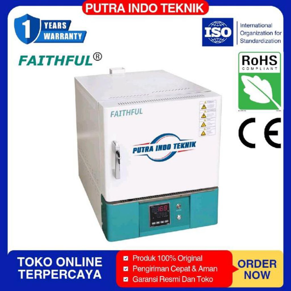 Muffle Furnace Ceramic Fiber Muffle Furnace 2lt 1200 Celcius