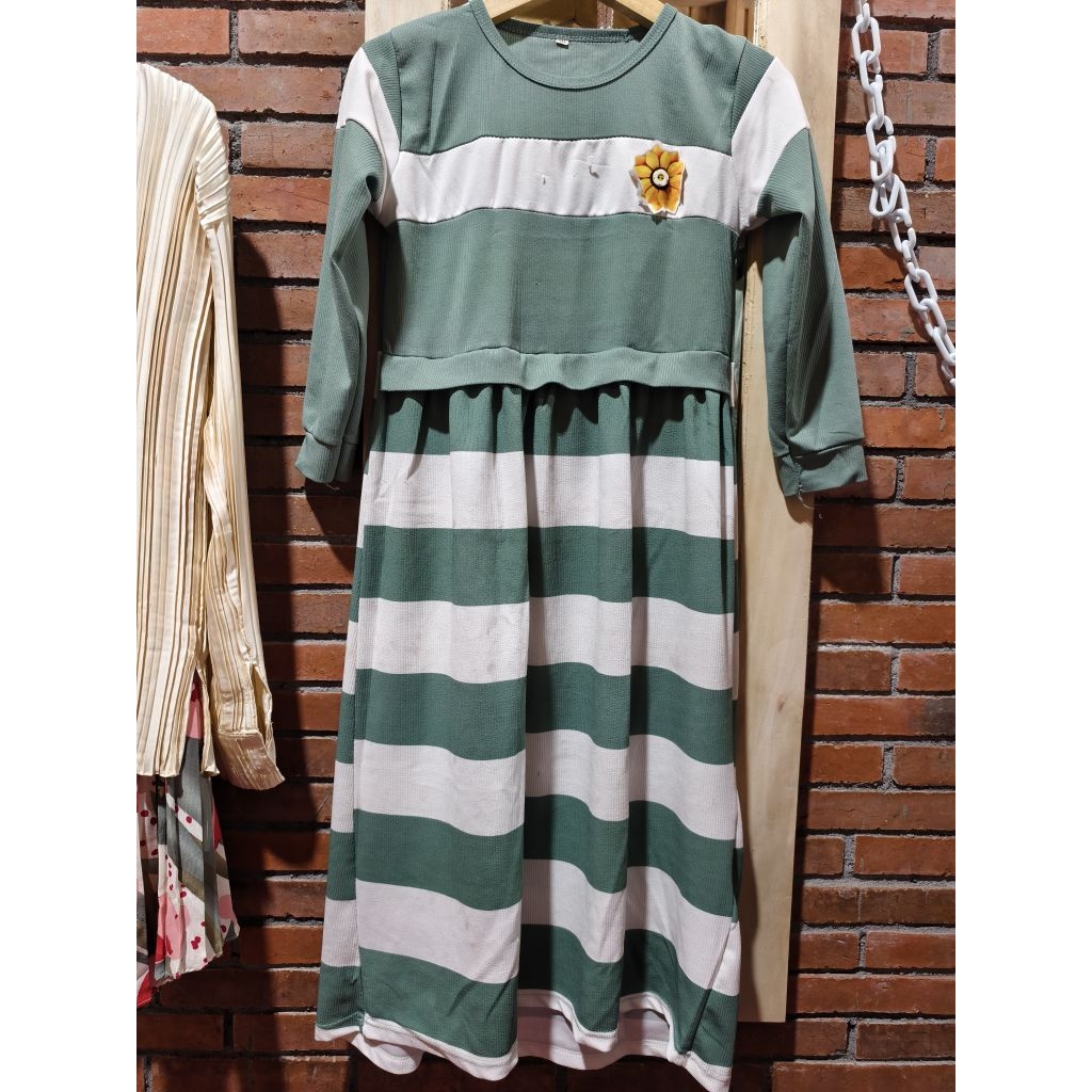 gamis anak salur/ gamis set outer